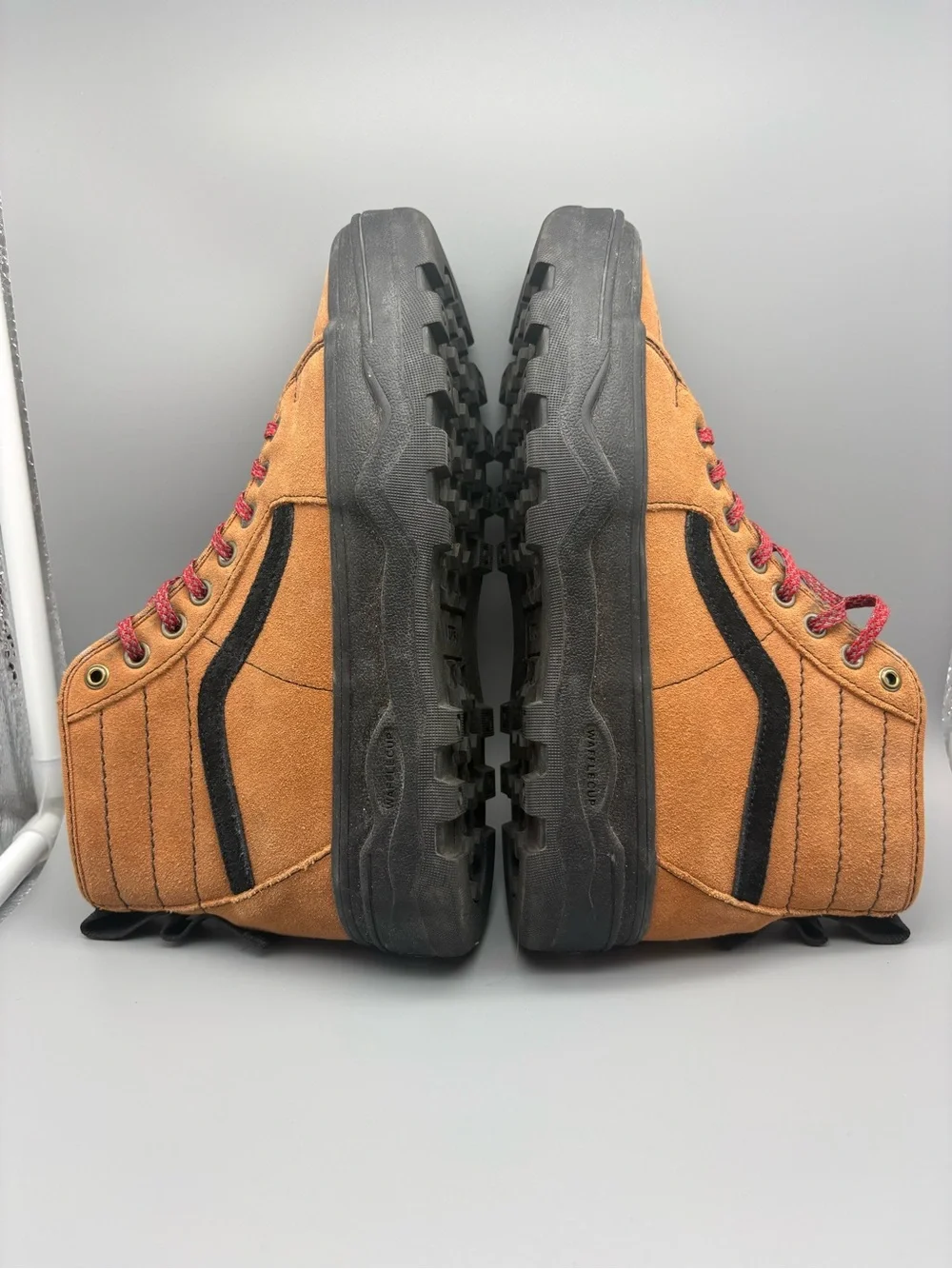 Vans | Sentry Sk8-Hi WC Hiker Suede Shoes - Brown Black ; Womens 8